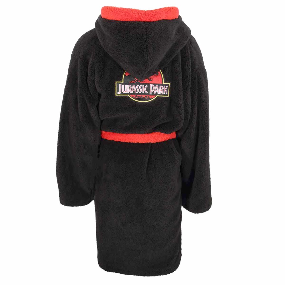 Jurassic Park - Logo Peignoir - Noir